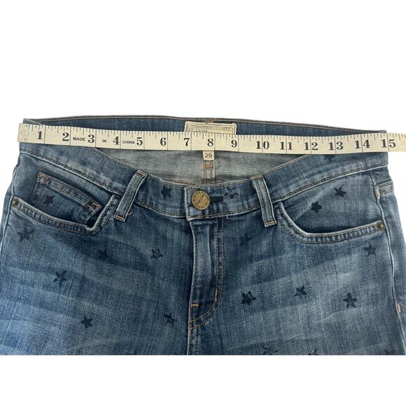 Current/Elliott The Stiletto Revival Skinny Jeans with Mini Stars Size 29 - Picture 13 of 14